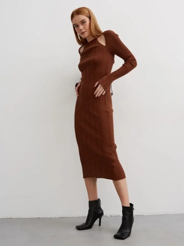 Платье вечернее праздничное офисное повседневное вязаное фото 6