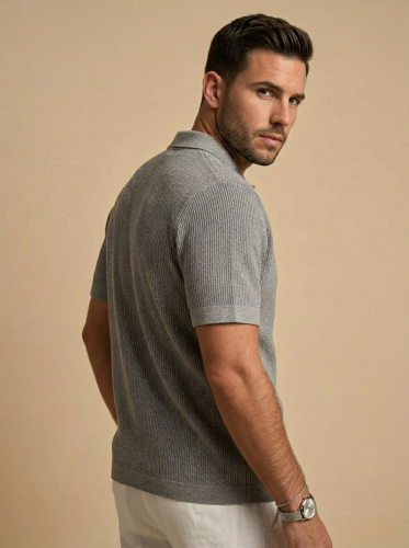 Кардиган мужской вязаный черный Old Money фото 3