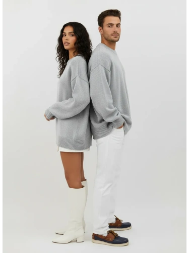 Свитер оверсайз женский и мужской теплая унисекс фото 4