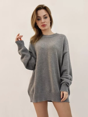 Свитер оверсайз женский и мужской теплая унисекс фото 4