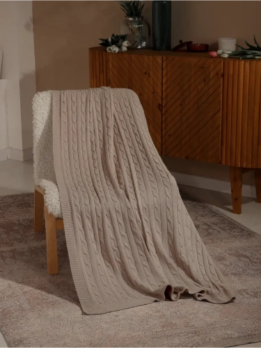 Плед 150х200 покрывало на диван кровать вязаный детский фото 4