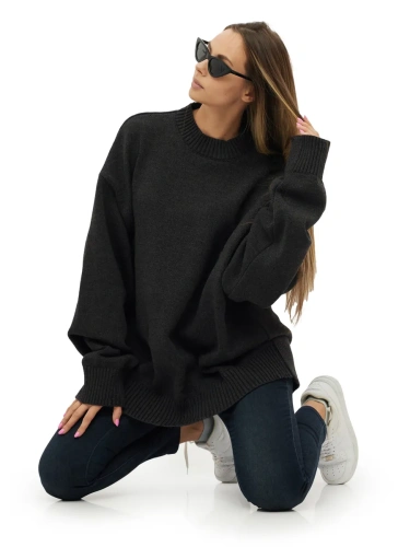 Свитер оверсайз женский и мужской теплая унисекс фото 5