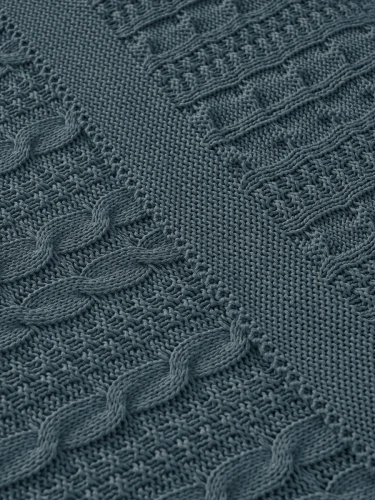 Плед 150х200 покрывало на диван кровать вязаный детский фото 3