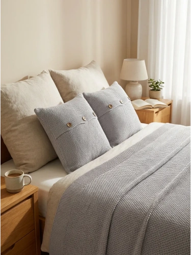 Плед 220х240 на кровать диван покрывало вязаный Хлопок 100 % фото 10