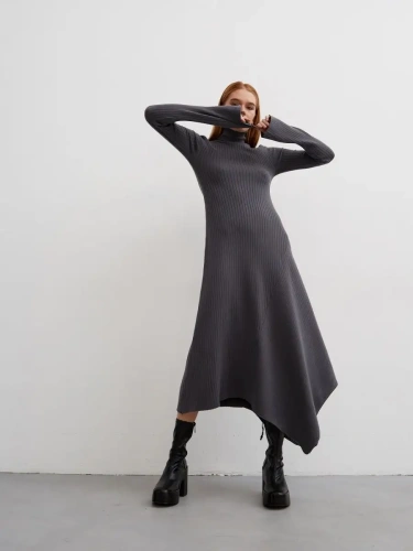 Платье вечернее праздничное офисное повседневное вязаное фото 3