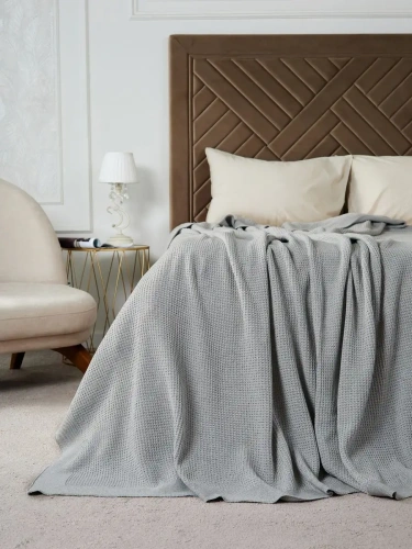 Плед 150х200 покрывало на диван кровать вязаный детский фото 4