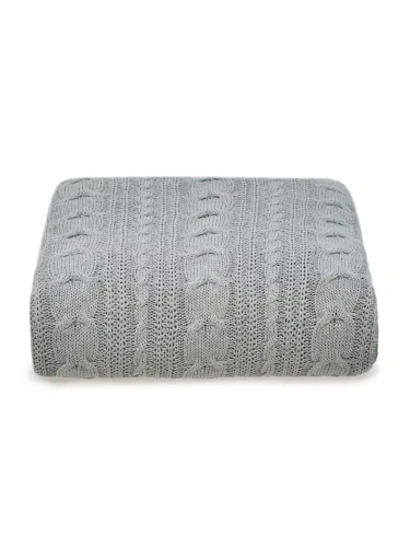 Плед 200х220 на кровать диван покрывало вязаный Хлопок 100 % фото 6