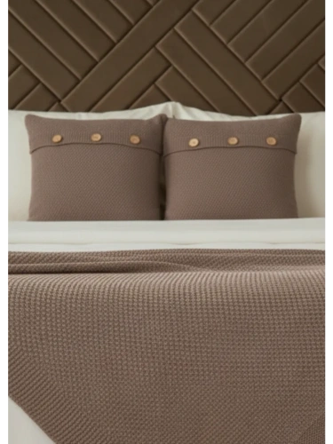 Плед 200х220 на кровать диван покрывало вязаный Хлопок 100 % фото 8