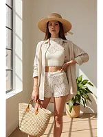 Шорты женские летние Пляжные кроше короткие