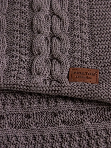 Плед 150х200 покрывало на диван кровать вязаный детский