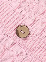 Наволочка декоративная вязаная для подушки 45 x 45 см хлопок