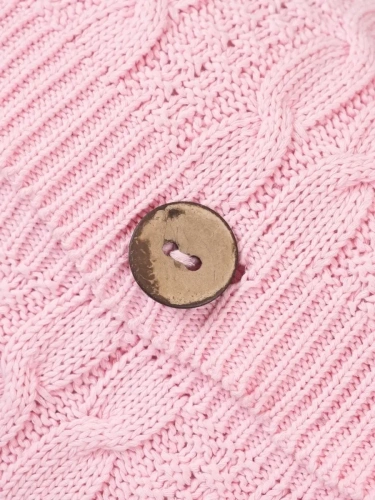 Наволочка декоративная вязаная для подушки 45 x 45 см хлопок