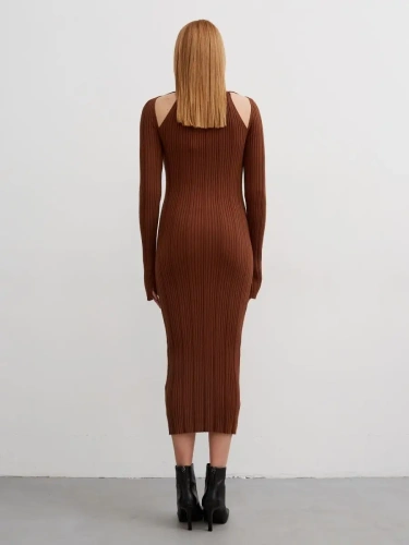 Платье вечернее праздничное офисное повседневное вязаное фото 3