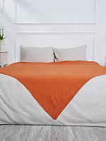 Плед 220х240 на кровать диван покрывало вязаный Хлопок 100 %