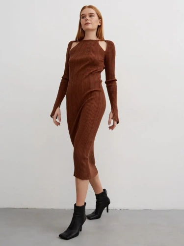 Платье вечернее праздничное офисное повседневное вязаное фото 8