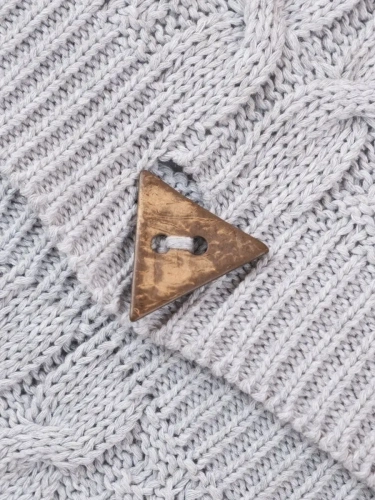 Плед 180x220 на кровать диван покрывало вязаный хлопок 100% фото 7