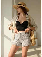 Шорты женские летние Пляжные кроше короткие