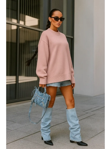 Свитер оверсайз женский и мужской теплая унисекс фото 6