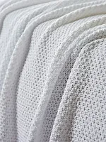Плед 220х240 на кровать диван покрывало вязаный Хлопок 100 %