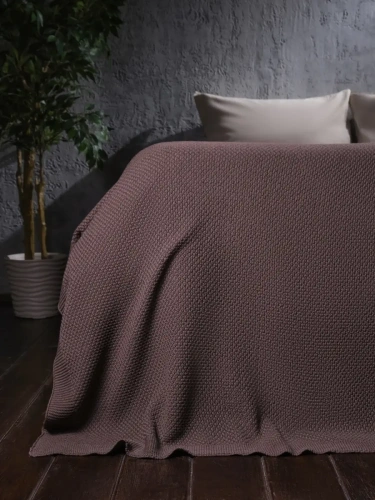 Плед 150х200 покрывало на диван кровать вязаный детский фото 3