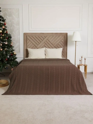 Плед 150х200 покрывало на диван кровать вязаный детский фото 5