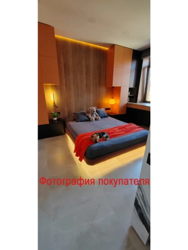 Плед 160х220 покрывало на диван кровать вязаный хлопок 100% фото 10