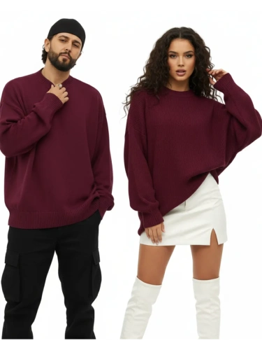 Свитер оверсайз женский и мужской теплая унисекс