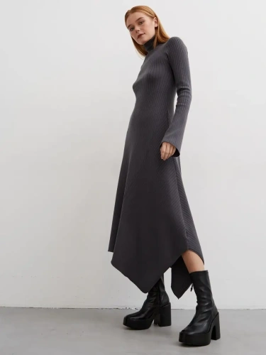 Платье вечернее праздничное офисное повседневное вязаное фото 9