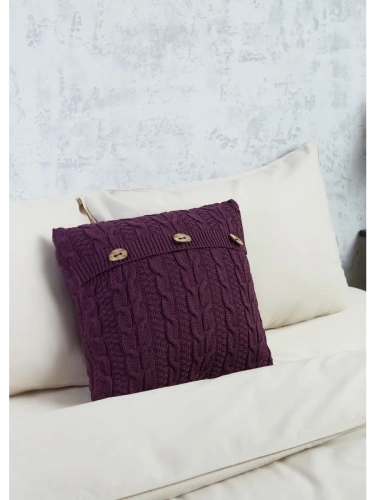 Плед 220x240 на кровать диван покрывало вязаный хлопок 100% фото 5