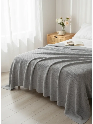 Плед 150х200 покрывало на диван кровать вязаный детский фото 4