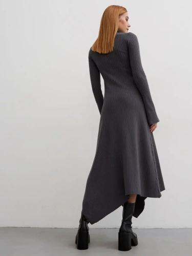 Платье вечернее праздничное офисное повседневное вязаное фото 5