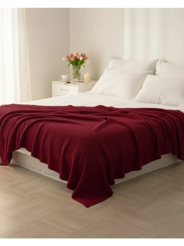 Плед 200х220 на кровать диван покрывало вязаный Хлопок 100 %