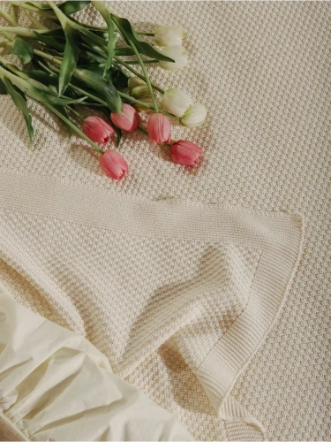 Плед 220х240 на кровать диван покрывало вязаный Хлопок 100 % фото 10